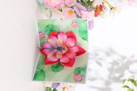Lotus Dragonfly 3D Pop Up Card