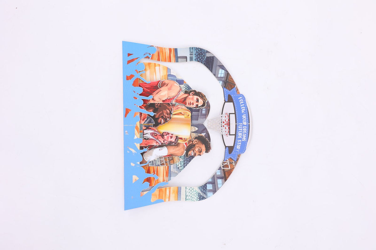 Basketball Superstar Theme Ornament Greeting Card