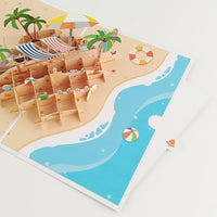 Beach 3D Pop Up Card