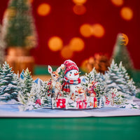 Christmas Tree Woods Greeting Card