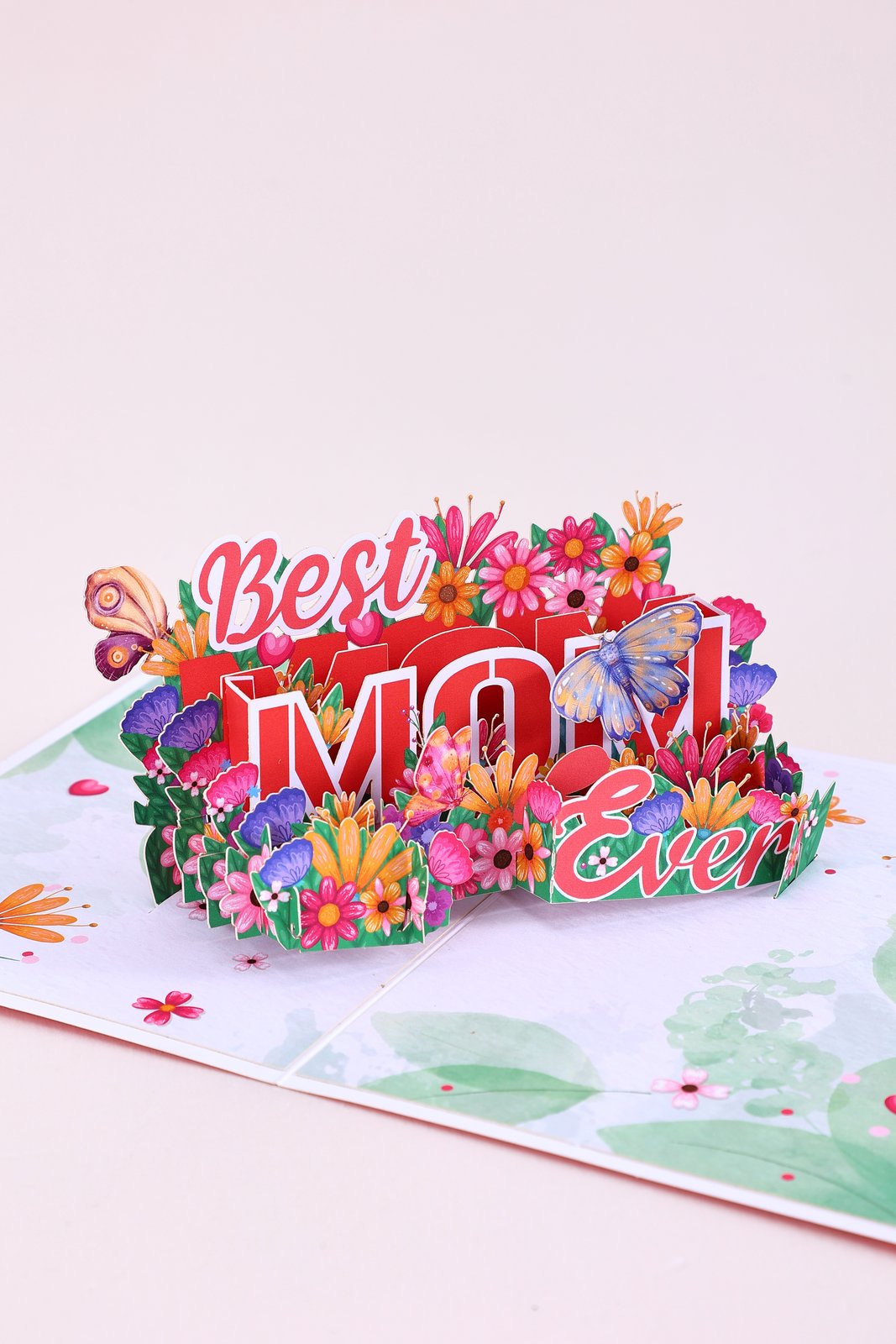 Best Mom Ever Tulip Greeting Card