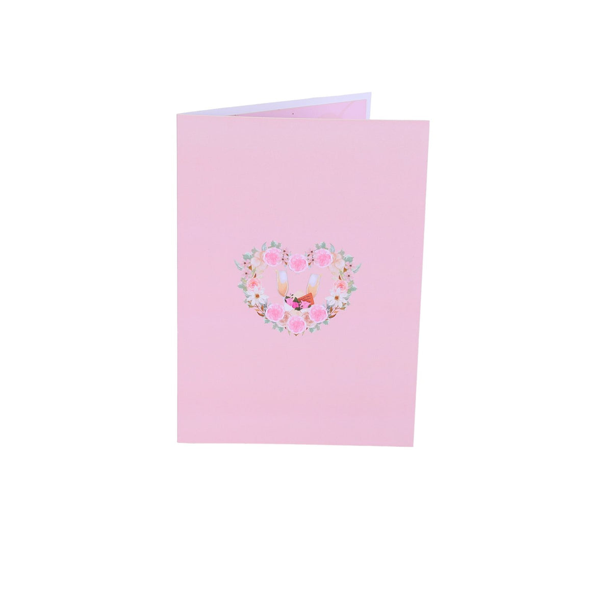 Heart Wedding 3D Pop Up Card