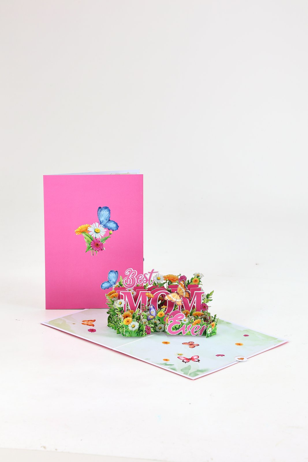 Best Mom Ever Butterfly Greeting Card