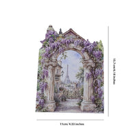 Wisteria Garden Double Door Card