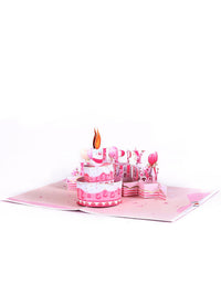 Cherry Blossom Birthday 3D Pop Up Card
