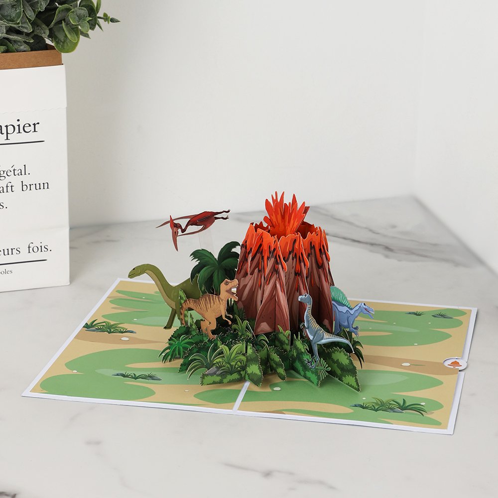 Dinosaur Greeting Card Toy Set