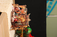 Gold Nativity Manger 3D Pop Up Card