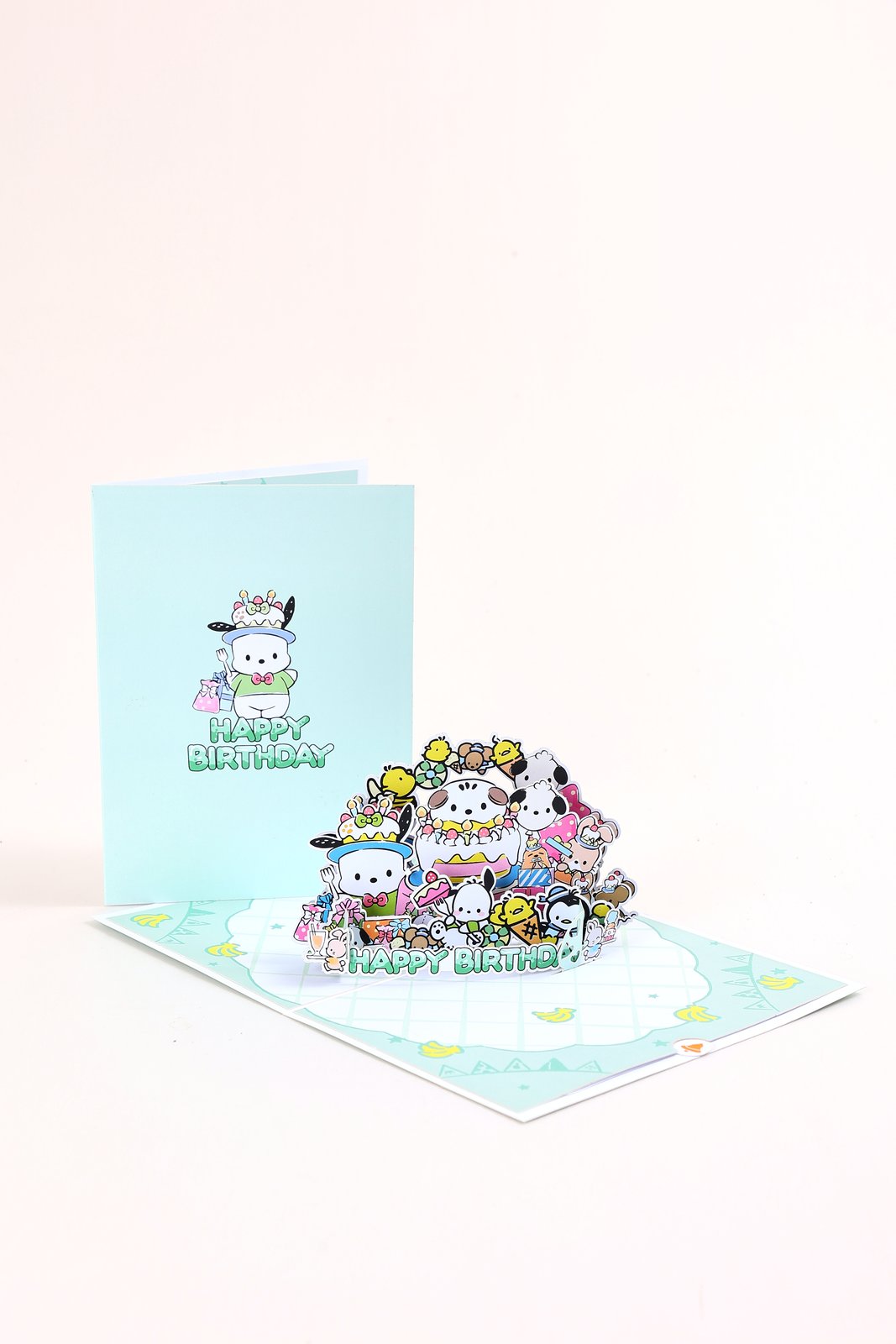 Pochacco Birthday 3D Pop Up Card