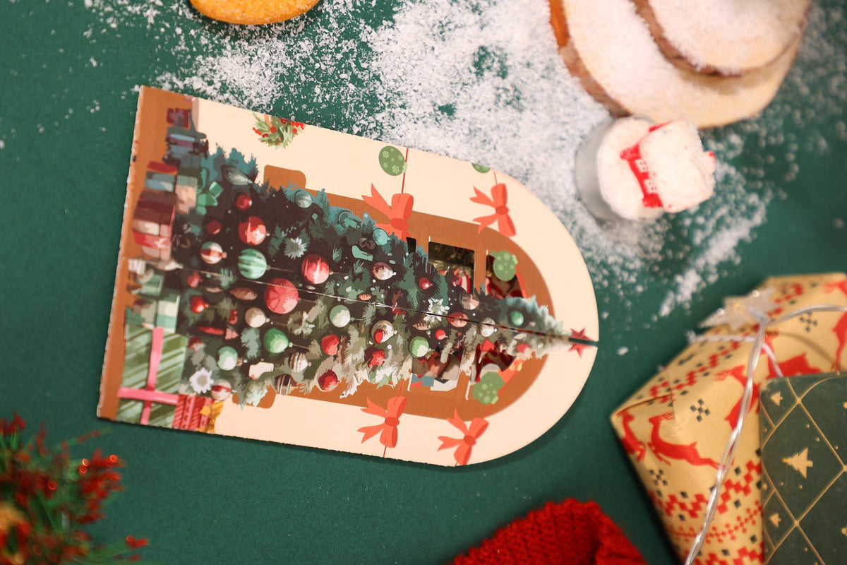 Christmas Tree Gift Arch 3D Pop Up Card