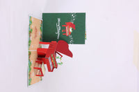 Christmas Piano Flip Pop Up Card