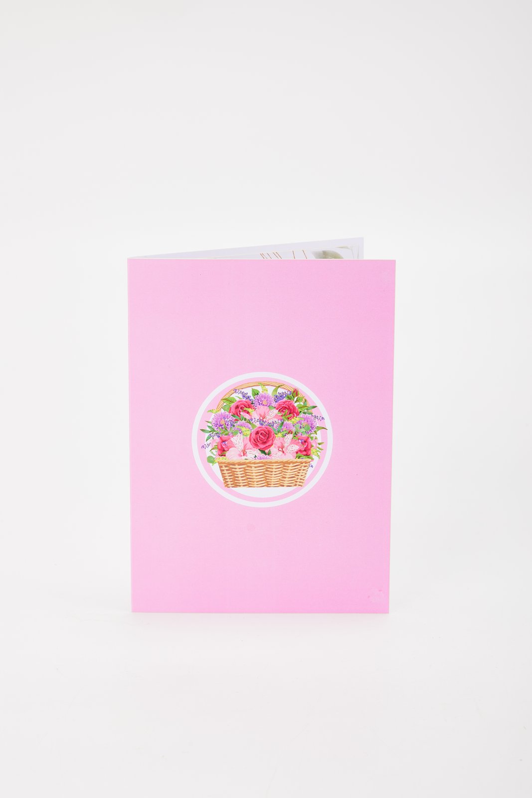 Mixed Flower Basket 3D Pop Up Card