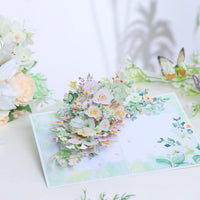 Spring Floral Branch 3D Pop Up Card