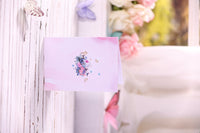 Inset Butterfly Flower Box Greeting Card