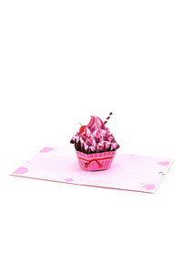 Valentine's Day Heart Cake Greeting Card