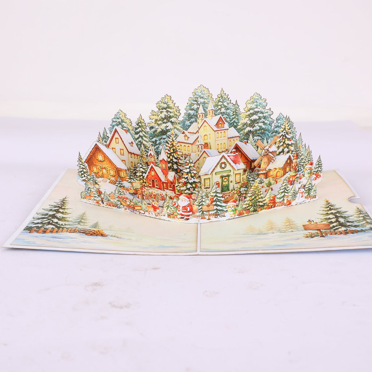 Christmas Tree House Greeting Card