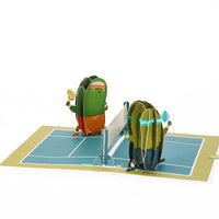 Pickleball Pickle 3D Pop Up Card