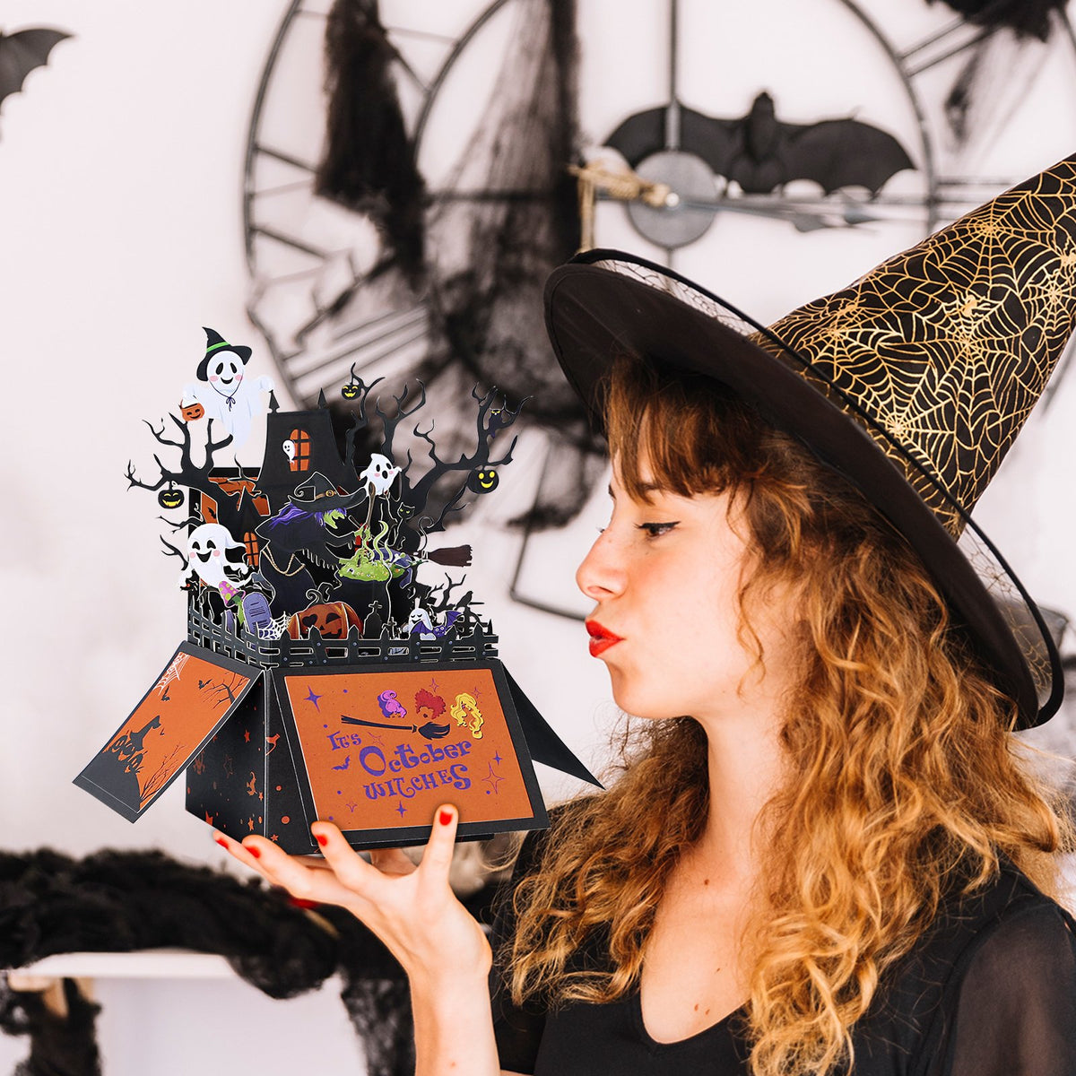 Halloween Witch 3D Pop Up Card