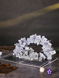 Playing Cards House 3D Pop Up Card