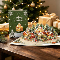 Christmas Tree House Greeting Card
