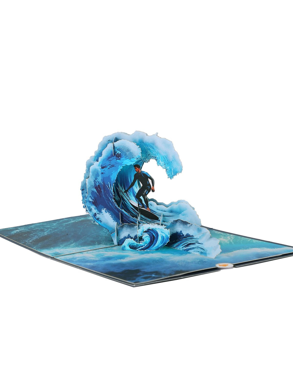 Seaside Surfing 3D Pop Up Card