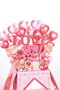 Valentine's Day Flower Box Card
