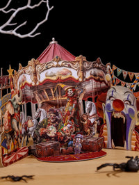 Circus Elephant 3D Pop Up Card