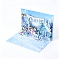 Winter Snowman Greeting Card