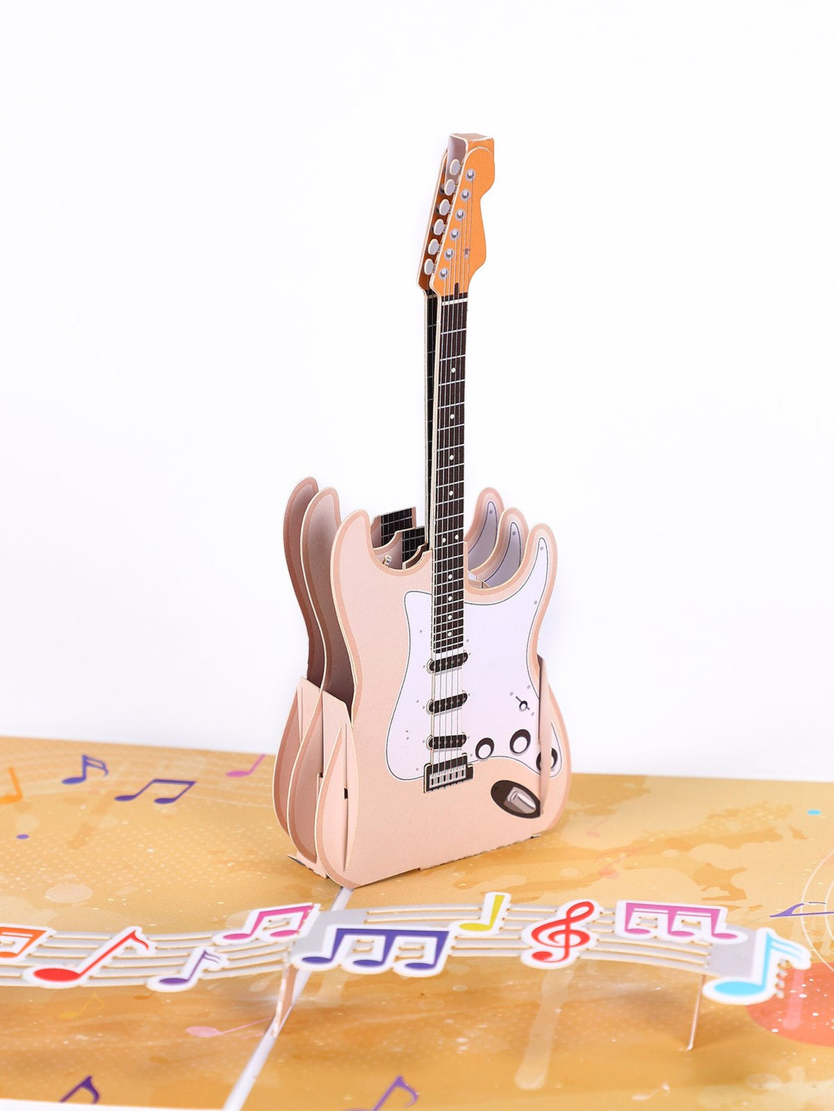 Electric Guitar Flip Pop Up Card