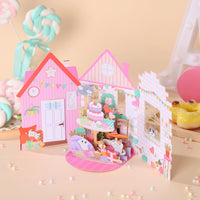 Cozy Birthday Cake Cradle 3D Pop Up Card