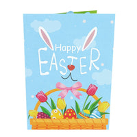 Bunny Basket 3D Pop Up Card
