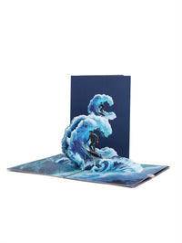 Seaside Surfing 3D Pop Up Card