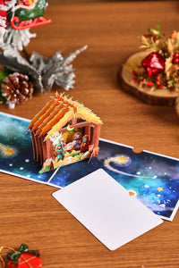 Nativity Cartoon Greeting Card