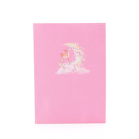 Card Supplier Direct Sale Cherry Blossom & Deer Greeting Card Spring Flpral 3D Pop-up Card