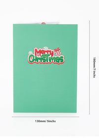 Christmas Train 3D Pop Up Card