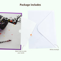 Haunted House 3D Pop Up Halloween Card