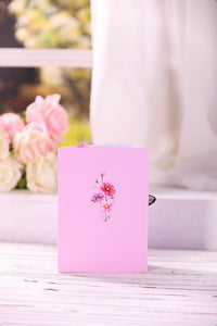 Large Cosmos Dragonfly 3D Pop Up Card