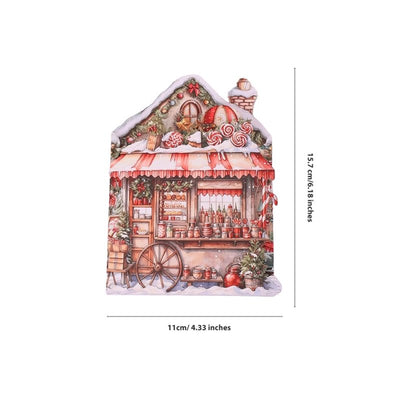Vintage Christmas Double Door Card