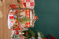 Christmas Sleigh Church 3D Pop Up Card