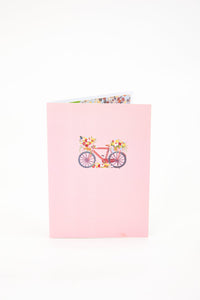 Flower Bicycle Greeting Card A3 Giant