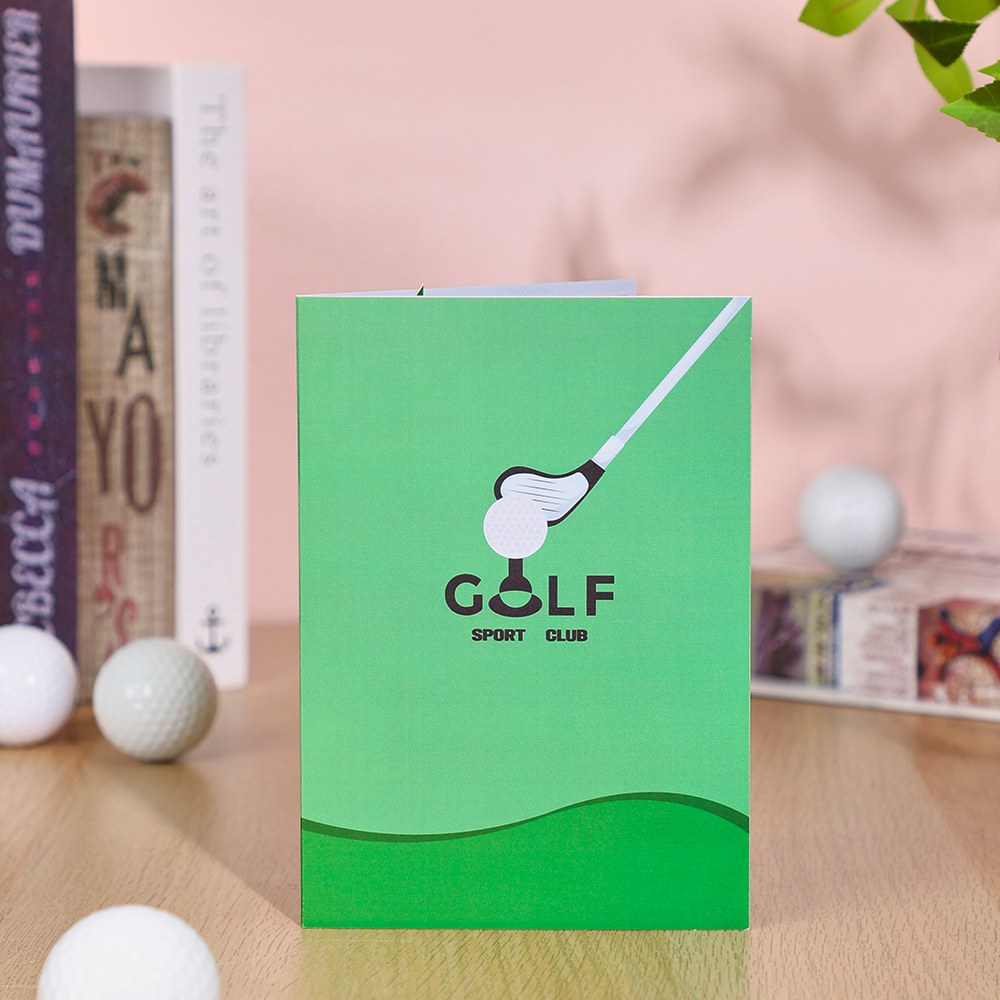 Golf Course 3D Pop Up Greeting Card