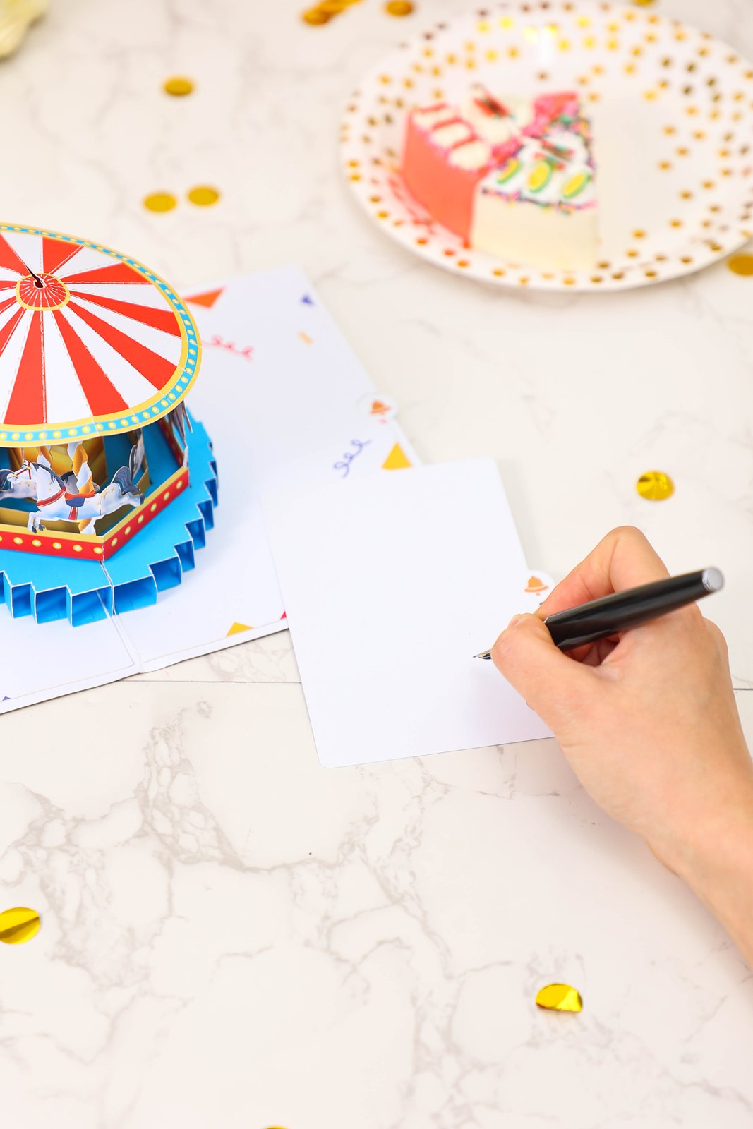 Carousel 3D Pop Up Card