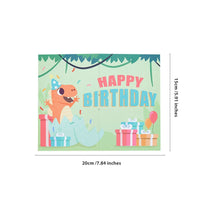 Double Door 3D Pop Up Card Dinosaur