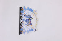 Christmas Castle Snowy Scene 3D Pop Up Card