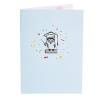 Owl Graduation 3D Pop Up Card