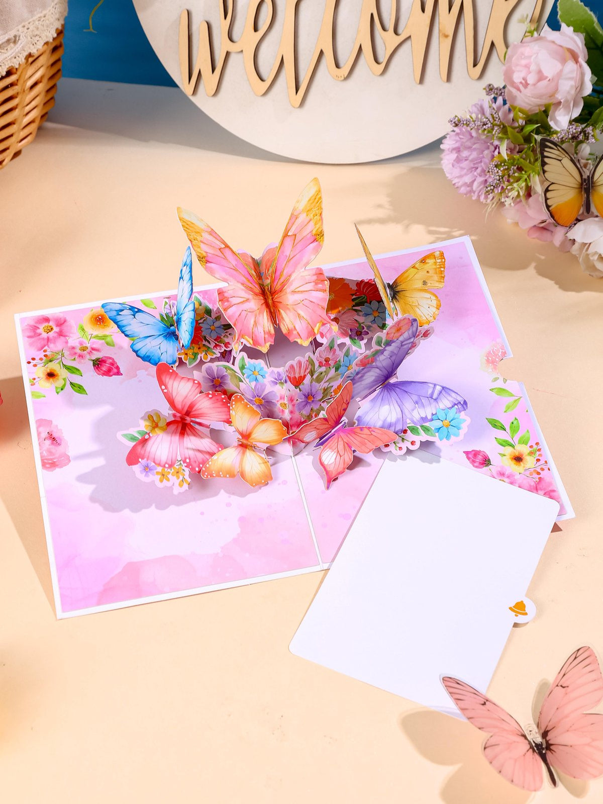 Ballet Dance Shoes Flip Pop Up Card