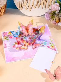 Ballet Dance Shoes Flip Pop Up Card