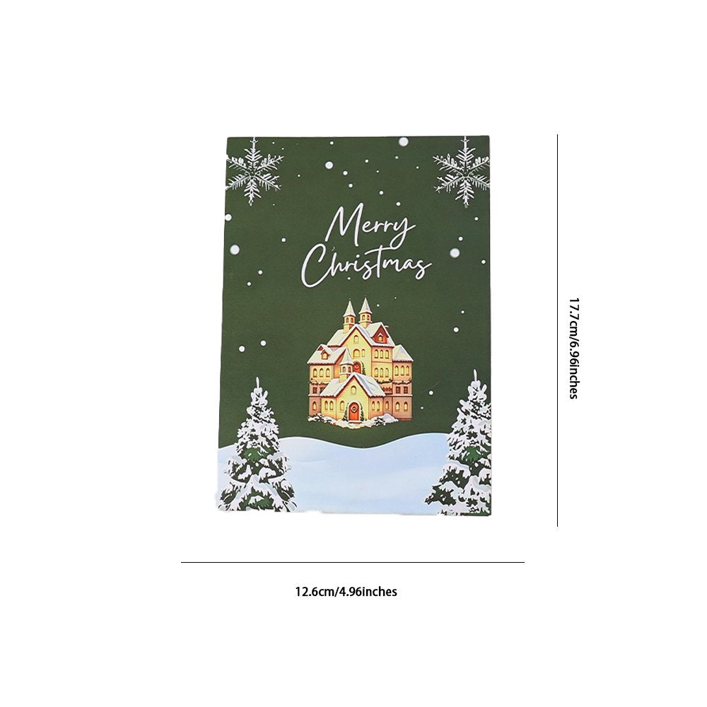 Christmas Tree House Greeting Card