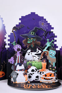 Halloween Double Door Pop Up Card