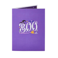 Crescent Moon Witch 3D Pop Up Card