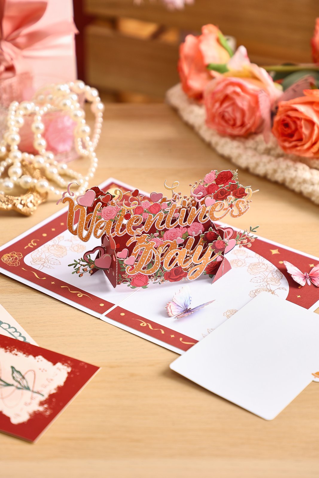 Vintage Rose Valentine's Day Greeting Card